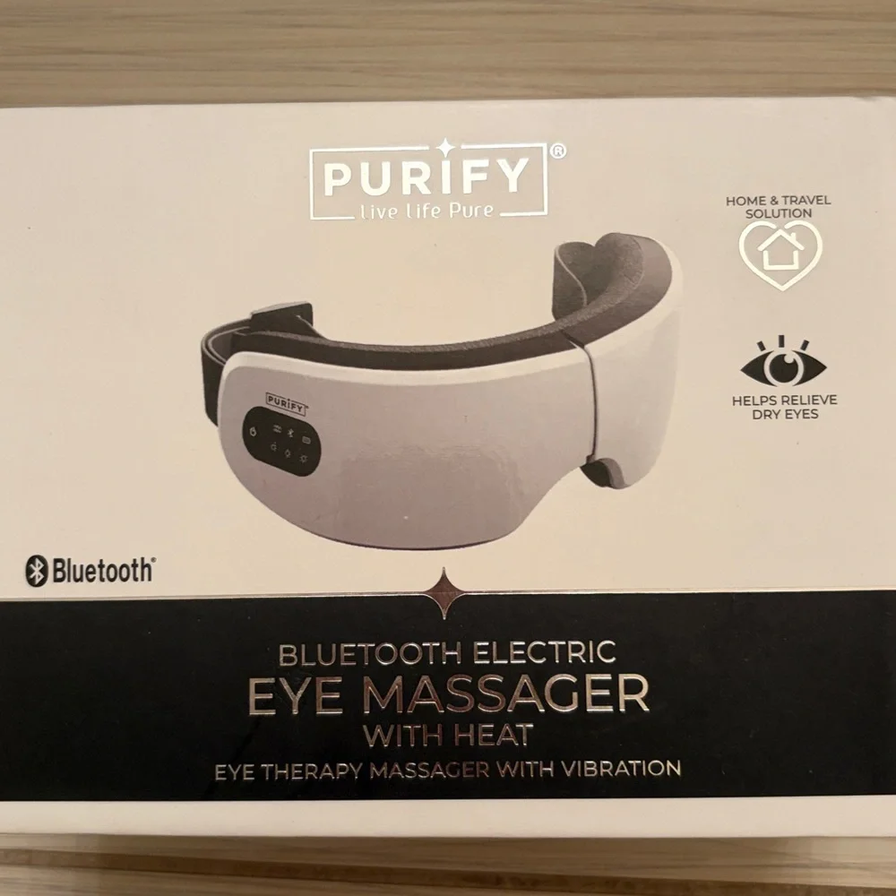 White Bluetooth Electric Eye Massager